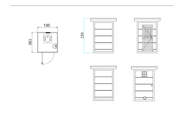 130X130 METROPOL WC