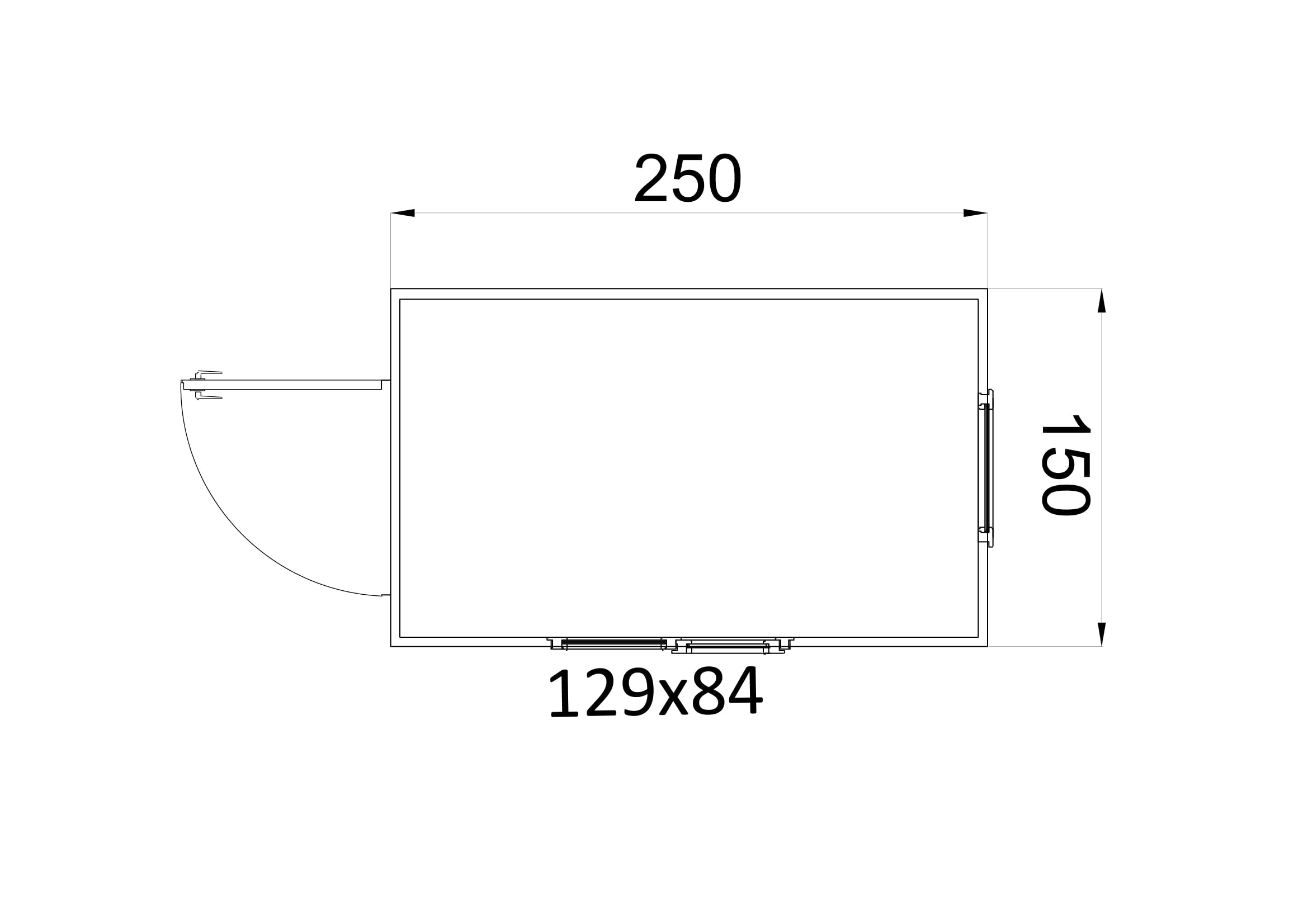 150X250 Panel Metropol Kabin Planları