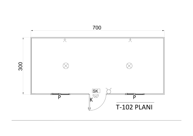 T102 Konteyner Planları