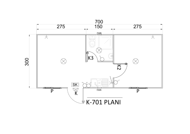 T701 Konteyner Planları